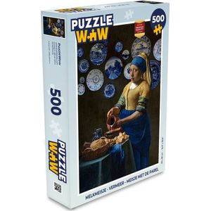 Puzzel Melkmeisje - Vermeer - Meisje met de Parel - Legpuzzel - Puzzel 500 stukjes
