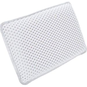 Bath Pillow - Anti-Slip PVC Bath Cushion with Foam Padding - Head, Neck and Back Support - Soft and Waterproof Headrest for a Relaxing Home Spa Experience .