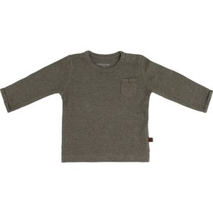 Baby's Only Truitje Melange - Khaki - 68 - 100% ecologisch katoen - GOTS