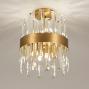 Lumidora Plafondlamp 74985 - 6 Lichts - G9 - Goud - Messing - Transparant - kleurloos - Glas - ⌀ 25 cm