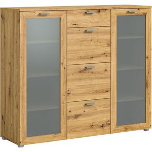 Xeno dressoir 4 laden 2 deuren eiken decor.