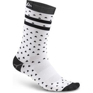 Craft Pattern Sock Fietssokken - Heren - 34/36 - Wit/Mix