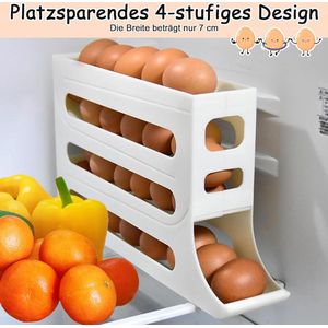 eierbox voor keuken en eieren, opslag, eierhouder voor 30 eieren