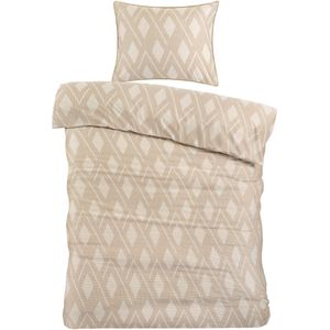 Papillon Jip Dekbedovertrek - Eenpersoons - 140x200/220 cm - Beige