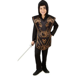 dressforfun - jongenskostuum ninja 116 (5-6y) - verkleedkleding kostuum halloween verkleden feestkleding carnavalskleding carnaval feestkledij partykleding - 300980