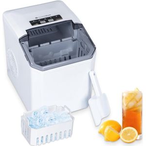 IJsblokjesmachine voor Thuis - Snel 9 IJsblokjes in 6 Minuten | Compact, Zelfkoelend en Hoogwaardige IJsmaker