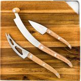 Laguiole Style de Vie Kaasmessenset Innovation Line - 3-delig - Met plank