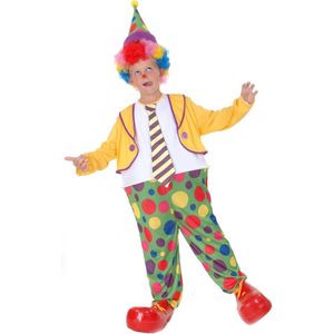 LUCIDA - Clown outfit voor jongens - S 110/122 (4-6 jaar)