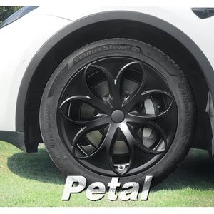 Valumerce - Wieldop - Geschikt Voor Tesla Model Y - Wieldoppen - 19 inch - Velgen - Petal