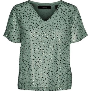 Vmjot Ss Top Wvn Ga Ce 10246469 Laurel Wreath/gold Dots