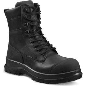 Carhartt F702905 Men’s Detroit Rugged Flex® Waterproof Insulated S3 High Safety Work Boot - Black-Black-47