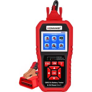 Konnwei KW890 3in1 – Olie service resetten – Accu Tester – OBD2 Scanner