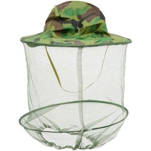 Imker hoed met net kleur camouflage - Muskietenhoed voor Bijenhouden, Beschermend Tegen Insecten