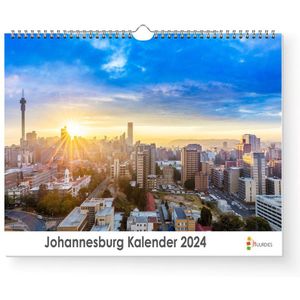 XL 2024 Kalender - Jaarkalender - Johannesburg