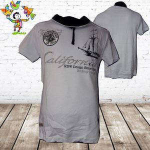 Heren t shirt California wit S -Violento-S-t-shirts heren