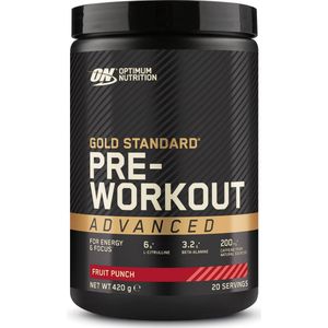 Optimum Nutrition Gold Standard Pre-Workout Advanced - Pre Workout - Fruit Punch - 420 gram (20 doseringen)