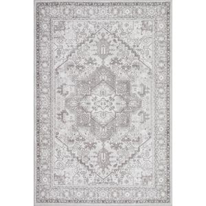 the carpet Enna modern tapijt van onderhoudsvriendelijk polyester, plat geweven met antisliprug, antislip en slijtvast tapijt, 120x120 round