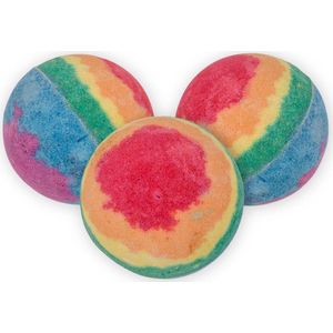 Pride-collectie - Bruisende regenboog luxe lavendel badfizers set van 3 - Perfect cadeau-idee .
