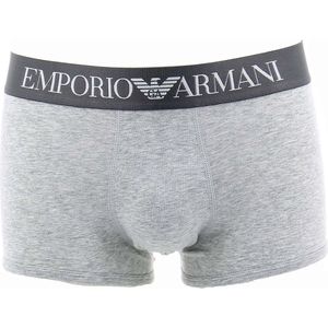 Emporio Armani - Basis Trunk Boxershort Grijs Melange - L