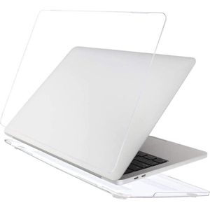 Laptopcover - Geschikt voor MacBook Air 13,3 inch - Case Transparant - Cover Hardcase - A1932/A2179/A2337 (2018-2020) - Kristal Transparant