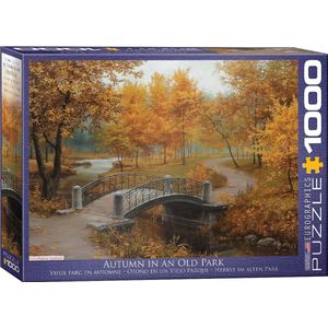 Eurographics puzzel Autumn in an Old Park - 1000 stukjes