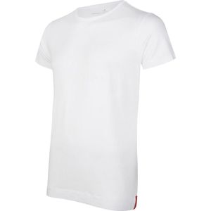 Undiemeister - T-shirt - T-shirt heren - Slim fit - Korte mouwen - Gemaakt van Mellowood - Ronde hals - Chalk White (wit) - Anti-transpirant - L