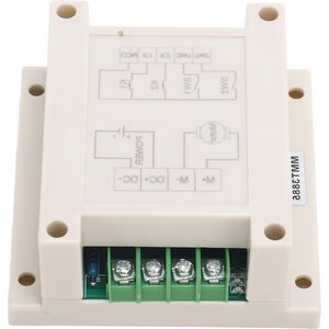 Vooruit-achteruitcontroller met Afstandsbediening 12-24V DC-motorbesturingsmodule - ideaal voor Garagedeurtoegangscontrole - Inclusief Led-verlichting - 10A - DC12V 24V-motoren .