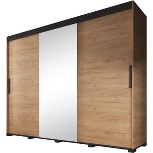 Kledingkast Brazil - Eiken - 250 cm