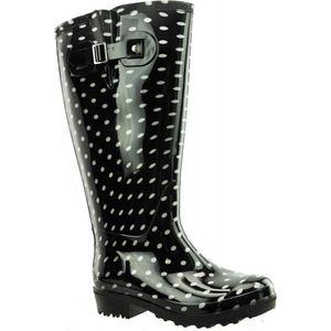 Regenlaarzen WIDE WELLIES Zwart Kuitwijdte L (40 cm) maat 38