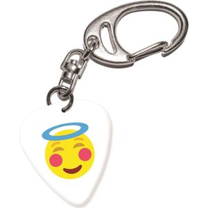 Plectrum sleutelhanger Engel Smiley