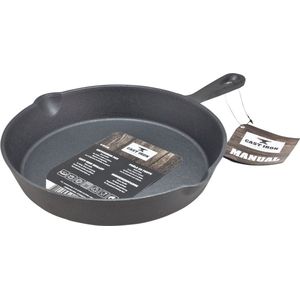 Cookinglife Koekenpan Cast Iron Gietijzer - ø 20 cm - Zonder anti-aanbaklaag