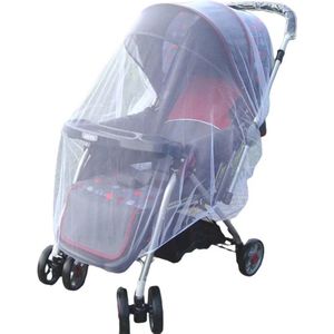 Hoogwaardige Kinderwagen / Buggy Klamboe / Insectennet / Muggennet | Babywagen vliegennet | Muggengaas - 140x90 CM