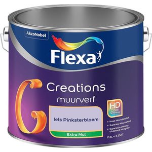 Flexa - Creations Muurverf Extra Mat - Iets Pinksterbloem - Mengverf - 2.5 Liter