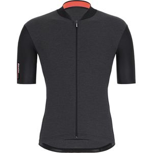 Santini Fietsshirt Korte mouwen Zwart Heren - Color S/S Jersey Black - S