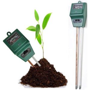 Bodemtester / PH-Meter / Vochtigheid / Licht / Bodem Meter / 3-in-1 Functionaliteit