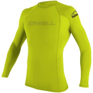 2025 O'Neill Jeugd Basis Skins Lange Mouw Lycra Vest - Lime