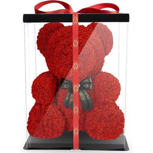 Roze beer met hart / Inclusief voorverpakte geschenkdoos