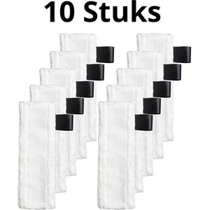 Bramokava® 10x Microvezeldoeken geschikt voor Karcher Easyfix SC1, SC2, SC3, SC4, SC5 vloerdoeken Doekenset Stoomreiniger Pads Doeken