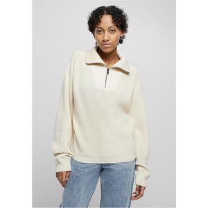 Urban Classics - Oversized Knit Troyer Sweater/trui - M - Beige