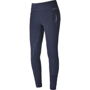 Kingsland Rijbroek Katja Ladies Pull On E-tec Navy - 36 | Blauw | Paardrijbroek