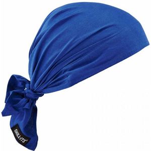 Ergodyne Cooling Bandana Triangle Hat; PVA; blauw