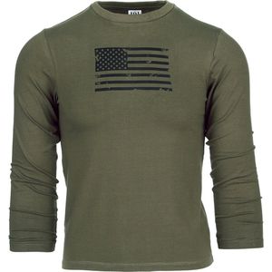 Fostex Kinder Long Sleeve T-shirt USA groen