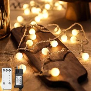 Tent verlichting - Buiten Lichtsnoer 15m 120 leds 8 modi - Kerstmis Bruiloft Feest Tuin Warmwit
