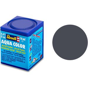 Revell Aqua #78 Tank Grey - Matt - RAL7024 - Acryl - 18ml Verf potje