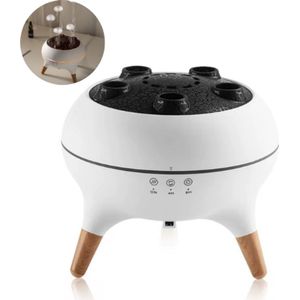 Purevolt. Aroma Diffuser - Verschillende kleuren Licht - Geurverspreider - Vernevelaar - Luchtbevochtiger – Verdamper – Aromatherapie - Geurverspreider - Kwallen vormen