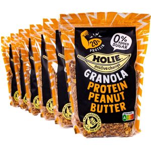 Holie Granola Protein Peanutbutter - Ontbijtgranen - 350g x6