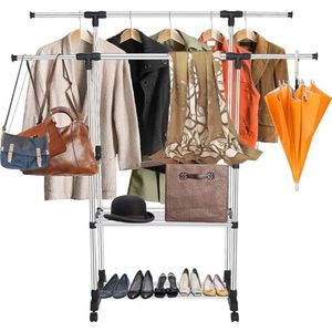 kapstok met schoenenrek set - clothes rack with shoe rack