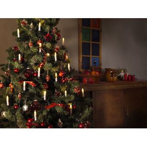 Konstsmide 1000-020 Kerstboomverlichting Binnen LED Warmwit Verlichte lengte: 10.5 m