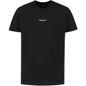 Ballin 017131 Polo's & T-shirts Jongens - Polo shirt - Zwart - Maat 128