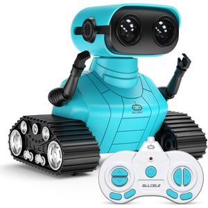Robot Kinderspeelgoed Oplaadbaar, op afstand bestuurbaar robotspeelgoed met LED-ogen
